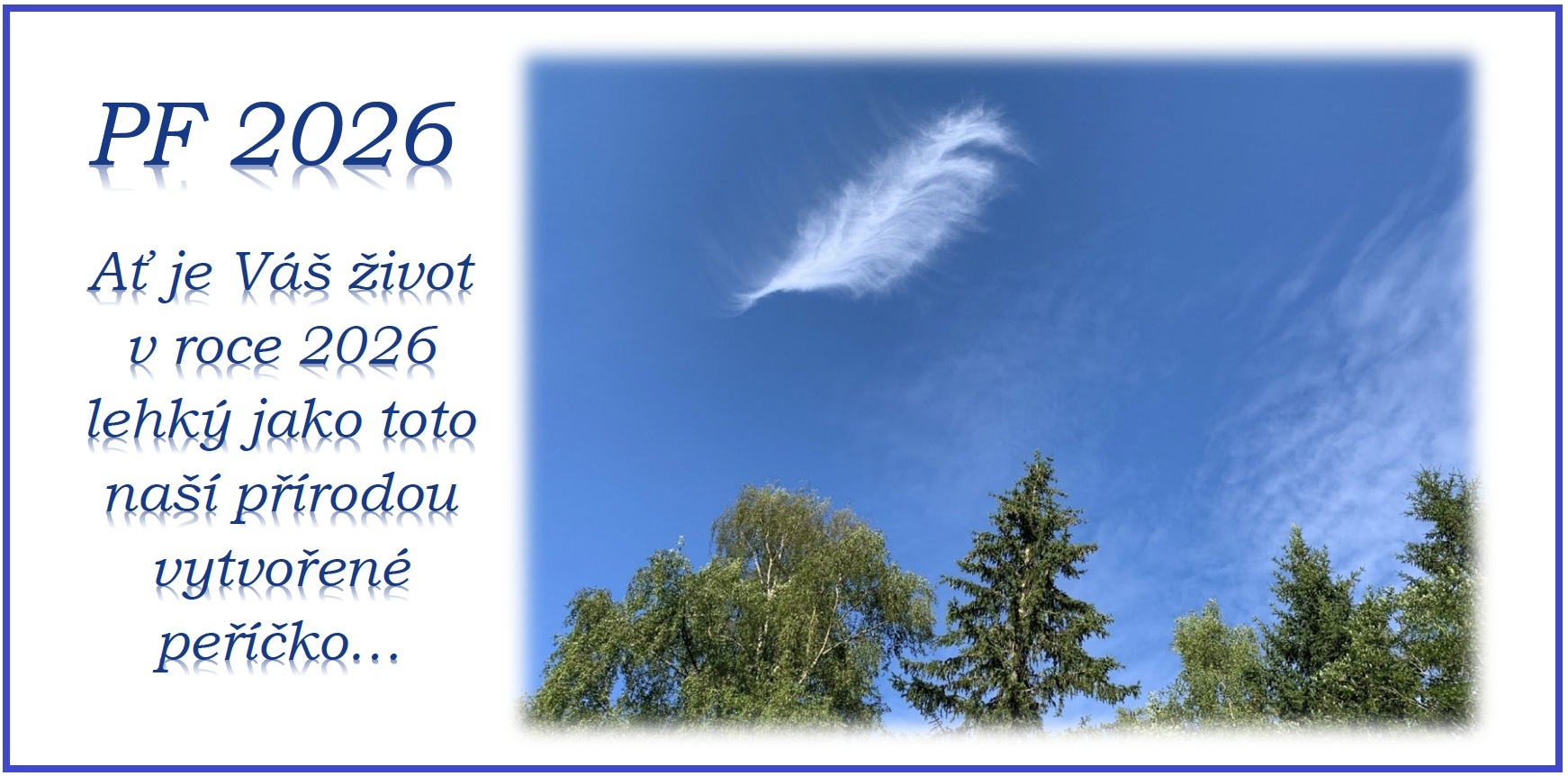 Novoroční přání a PF2026