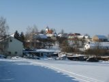 Čakov - východní pohled od hřbitova